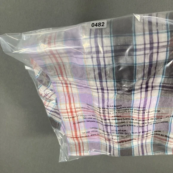 Liz Claiborne 100%‎ Linen Button Shirt Casual Mens Size Small Plaid - Picture 4 of 7